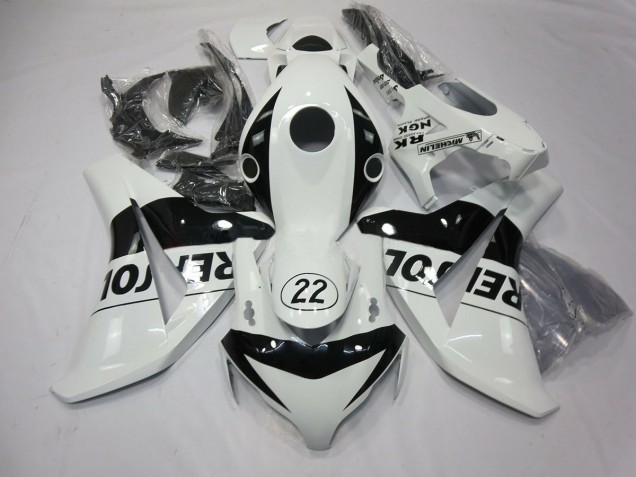 22 Repsol Blanc 08-11 Honda CBR1000RR Carénage 22 Repsol Blanc 08-11 Honda CBR1000RR Carénage
