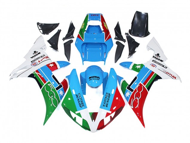 500 Bleu Clair 02-03 Yamaha R1 Carénage 500 Bleu Clair 02-03 Yamaha R1 Carénage