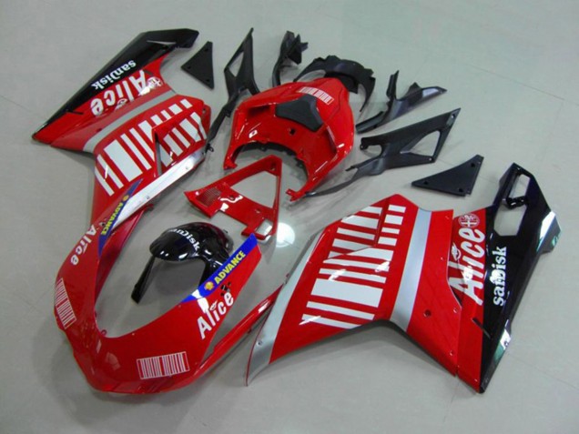 Alice Rouge 07-14 Ducati 848 1098 1198 Carénage Alice Rouge 07-14 Ducati 848 1098 1198 Carénage