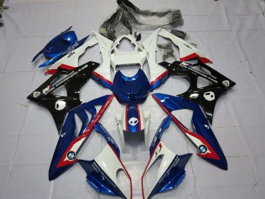 Alien Bleu & Blanc 09-14 BMW S1000RR Carénage