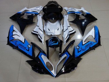 Alien Bleu & Blanc 09-14 BMW S1000RR Carénage