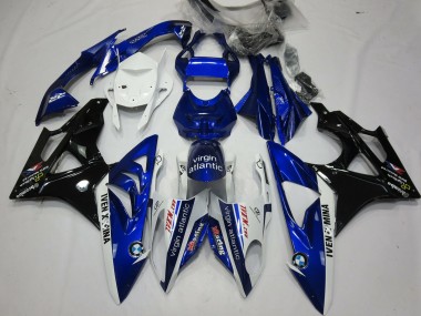 Alien Bleu & Blanc 09-14 BMW S1000RR Carénage