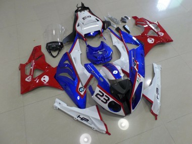 Alien Bleu & Blanc 09-14 BMW S1000RR Carénage