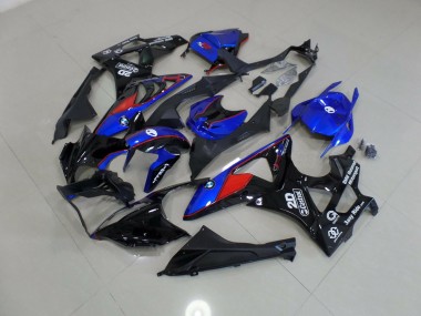 Alien Bleu & Blanc 09-14 BMW S1000RR Carénage
