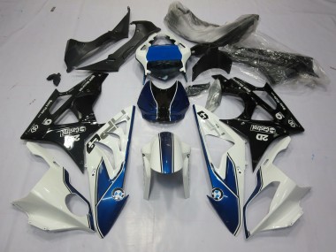 Alien Bleu & Blanc 09-14 BMW S1000RR Carénage