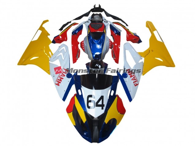 Alien Bleu & Blanc 09-14 BMW S1000RR Carénage Alien Bleu & Blanc 09-14 BMW S1000RR Carénage