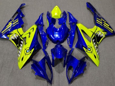 Alien Bleu & Blanc 09-14 BMW S1000RR Carénage