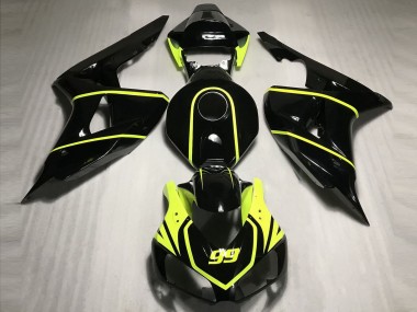 Alta Visibilità E Cbr Nero 06-07 Honda CBR1000RR Carénage