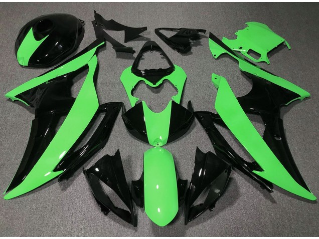 Alta Visibilità Verde 08-16 Yamaha R6 Carénage Alta Visibilità Verde 08-16 Yamaha R6 Carénage