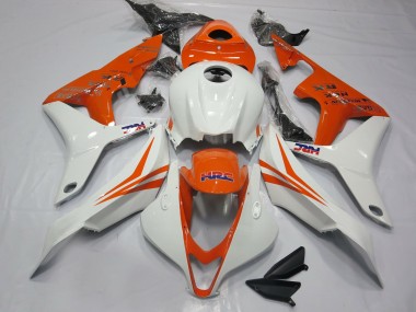 Arancione E Bianco HRC 07-08 Honda CBR600RR Carénage