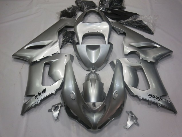 Argent 05-06 Kawasaki ZX6R Carénage
