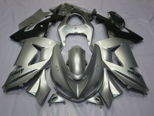 Argent 06-07 Kawasaki ZX10R Carénage Argent 06-07 Kawasaki ZX10R Carénage
