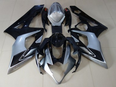 Argent Brillant & Noir 05-06 Suzuki GSXR 1000 Carénage