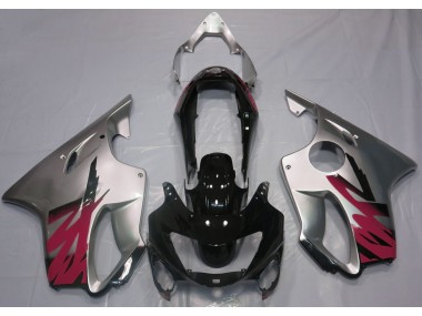 Argent Brillant & Rouge 99-00 Honda CBR600 F4 Carénage