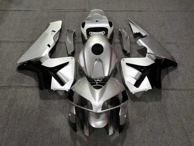 Argent Mat & Noir 05-06 Honda CBR600RR Carénage Argent Mat & Noir 05-06 Honda CBR600RR Carénage
