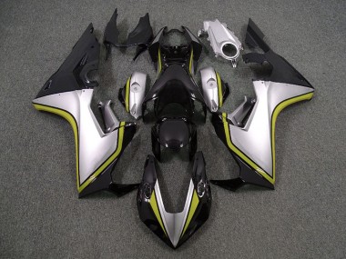 Argent & Noir & Jaune 17-23 Honda CBR1000RR Carénage