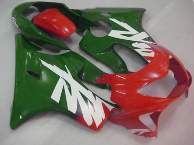 Autocollant Vert Rouge & Blanc 99-00 Honda CBR600 F4 Carénage