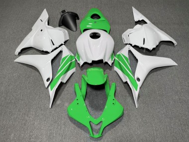 Bande Latérale Verte & Blanche 09-12 Honda CBR600RR Carénage
