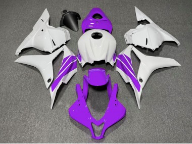 Bande Latérale Violette & Blanche 09-12 Honda CBR600RR Carénage