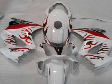 Bianco Rosso Fiamma 02-12 Honda VFR800 Carénage