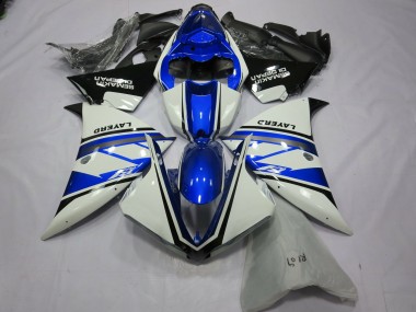 Blanc Argenté Yamalube 12-14 Yamaha R1 Carénage