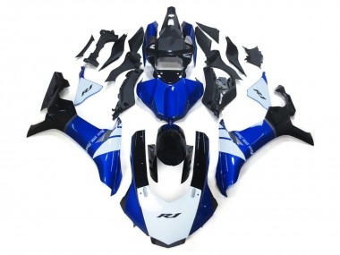 Blanc & Bleu 15-19 Yamaha R1 Carénage