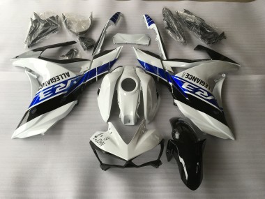 Blanc Bleu & Noir 15-18 Yamaha R3 Carénage