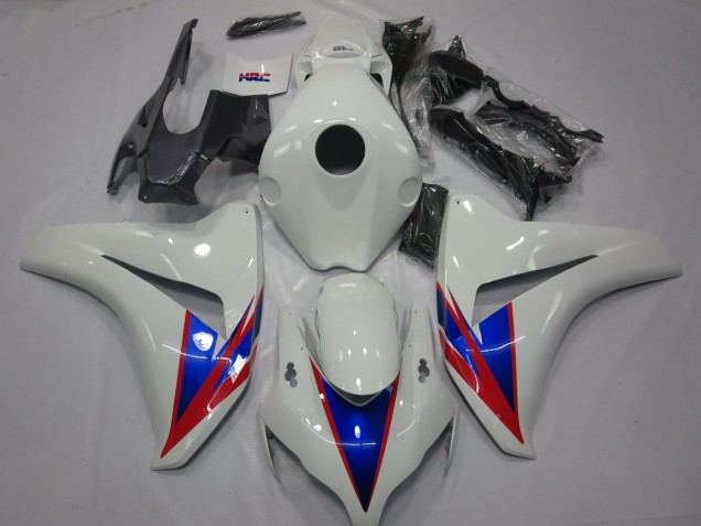 Blanc Bleu Rouge 08-11 Honda CBR1000RR Carénage Blanc Bleu Rouge 08-11 Honda CBR1000RR Carénage