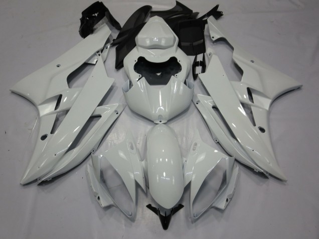 Blanc Brillant 06-07 Yamaha R6 Carénage Blanc Brillant 06-07 Yamaha R6 Carénage