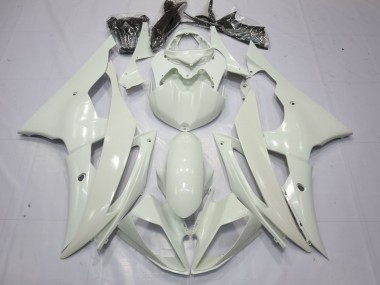 Blanc Brillant 08-16 Yamaha R6 Carénage