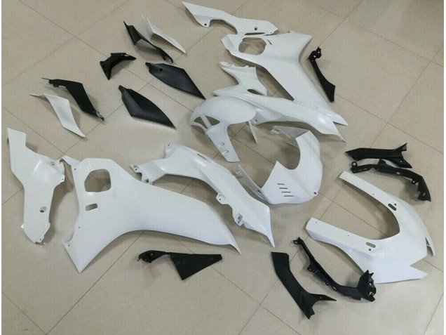 Blanc Brillant 17-21 Yamaha R6 Carénage Blanc Brillant 17-21 Yamaha R6 Carénage