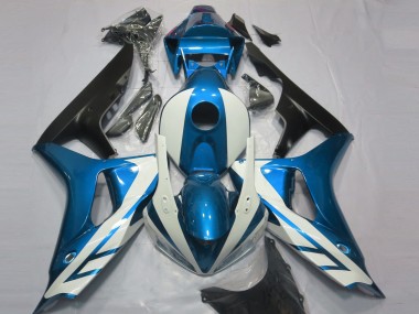 Blanc Brillant & Bleu 06-07 Honda CBR1000RR Carénage