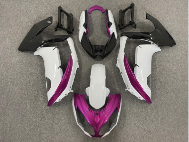 Blanc Brillant & Magenta 12-16 Kawasaki Ninja 650R Carénage