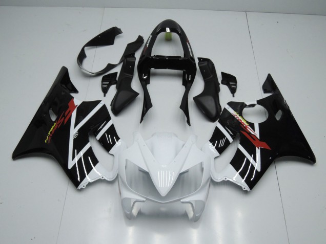 Blanc Brillant & Noir 01-03 Honda CBR600 F4i Carénage Blanc Brillant & Noir 01-03 Honda CBR600 F4i Carénage