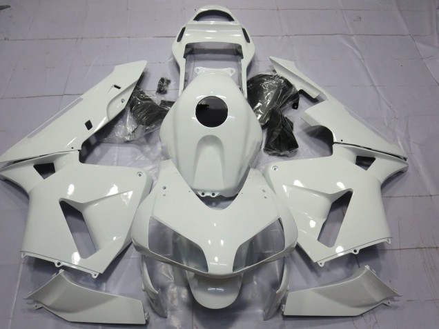 Blanc Brillant Uni 03-04 Honda CBR600RR Carénage Blanc Brillant Uni 03-04 Honda CBR600RR Carénage