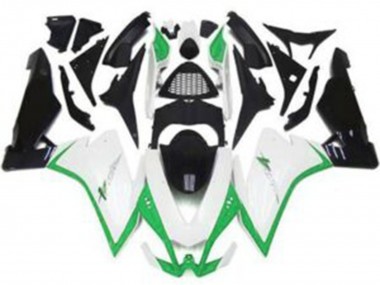 Blanc Brillant & Vert 10-15 Aprilia RSV4 1000 Carénage