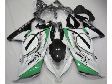 Blanc Brillant & Vert 13-18 Kawasaki Ninja 300 Carénage