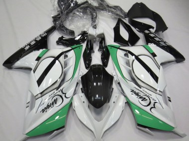 Blanc Brillant & Vert 13-18 Kawasaki Ninja 300 Carénage