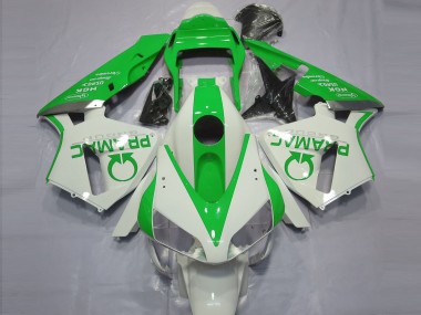 Blanc Brillant & Vert Pramac 03-04 Honda CBR600RR Carénage