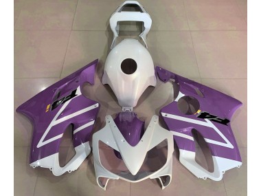 Blanc Brillant & Violet 01-03 Honda CBR600 F4i Carénage