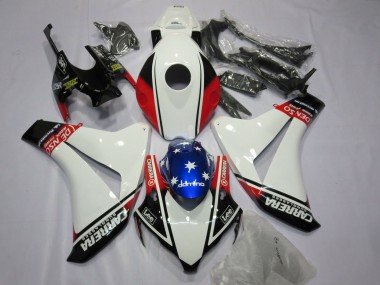 Blanc Carrera 08-11 Honda CBR1000RR Carénage