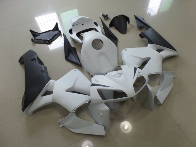 Blanc Mat & Noir 05-06 Honda CBR600RR Carénage Blanc Mat & Noir 05-06 Honda CBR600RR Carénage