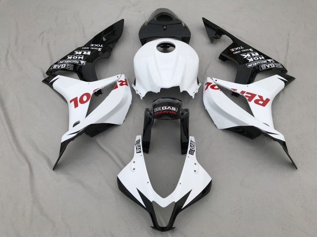 Blanc Mat & Rouge Repsol 07-08 Honda CBR600RR Carénage Blanc Mat & Rouge Repsol 07-08 Honda CBR600RR Carénage