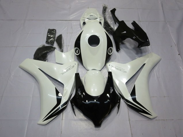 Blanc Nacré & Noir 08-11 Honda CBR1000RR Carénage Blanc Nacré & Noir 08-11 Honda CBR1000RR Carénage