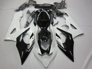 Blanc Noir & Argent 05-06 Suzuki GSXR 1000 Carénage