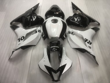 Blanc / Noir Repsol Uni 09-12 Honda CBR600RR Carénage