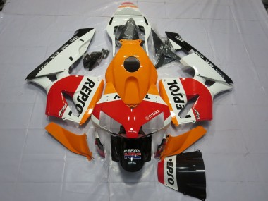 Blanc Orange Repsol 03-04 Honda CBR600RR Carénage