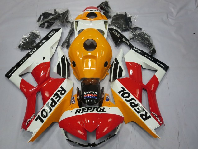 Blanc Repsol 13-23 Honda CBR600RR Carénage Blanc Repsol 13-23 Honda CBR600RR Carénage