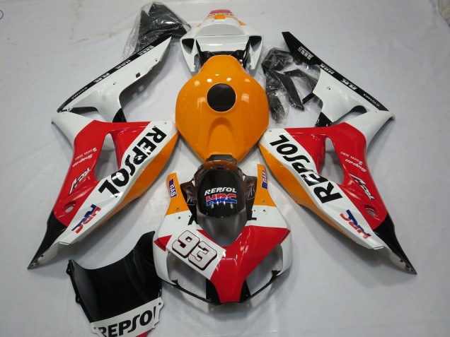 Blanc Repsol 93 06-07 Honda CBR1000RR Carénage Blanc Repsol 93 06-07 Honda CBR1000RR Carénage