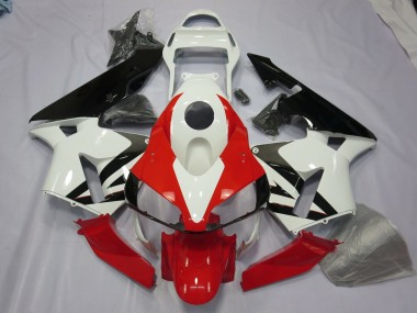 Blanc Rouge & Noir 03-04 Honda CBR600RR Carénage
